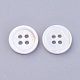 Botones de concha de 4 orificio BSHE-P026-17-2