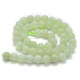 Chapelets de perles en jade naturelle nouvelle G-G763-04-6mm-2