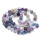 Chapelets de perles en fluorite naturel&nbsp;G-F717-10-4
