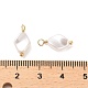 ABS Plastic Imitation Pearl Pendants KK-M266-32G-3
