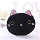Cute Cat Velvet Zipper Wallets with Tag Chain ANIM-PW0002-26B-1