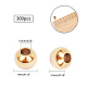 PandaHall 300pcs 4mm Gold Plated Brass Beads Long-Lasting Plated Round Smooth Spacer Beads for Necklace KK-PH0036-67G-6