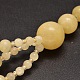 Collane con perline graduate con pietre miste naturali e sintetiche NJEW-F113-01-4