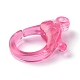 Transparent Plastic Lobster CLaw Clasps KY-H005-A12-4