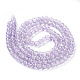 Spray Painted Crackle Glass Beads Strands X-CCG-Q002-6mm-02-2