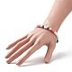 4 Uds. Juego de pulseras elásticas heishi de arcilla polimérica hecha a mano con 4 estilos BJEW-TA00237-4