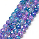 Baking Painted Glass Beads Strands X-DGLA-Q023-6mm-DB72-1