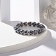 Bracelet perles mala tibétaines dzi 10mm BJEW-JB07468-01-2