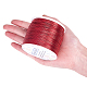 BENECREAT 20 Gauge 770FT Aluminum Wire Anodized Jewelry Craft Making Beading Floral Colored Aluminum Craft Wire - FireBrick AW-BC0001-0.8mm-05-3