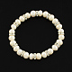 Pulseras del estiramiento de perlas naturales BJEW-R250-02-1