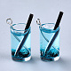 Imitation Juice Glass Pendants X-CRES-S359-15-2