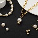 Kit de fabrication de bijoux de perles rondes bricolage DIY-YW0004-45G-7