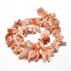 Sunstone naturelle perles de puce brins G-E271-133-2