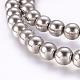 Chapelets de perles en hématite synthétique sans magnétique G-P277-06-8mm-1