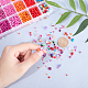 Baking Paint Glass Seed Beads SEED-NB0001-17-3