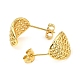 Brass Stud Earrings EJEW-K254-03G-2