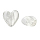 Perles en verre d'argent feuille manuelles X-FOIL-R050-28x15mm-10-2