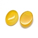 Cabochons en agate jaune naturelle G-O175-30C-01-1