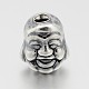 Buddha-Kopf Thai Sterling Silber Perlen STER-D009-12-1