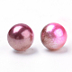 Rainbow Acrylic Imitation Pearl Beads OACR-R065-6mm-A10-2