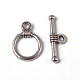 Tibetan Style Alloy Toggle Clasps X-LF1184Y-NF-1