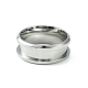201 ajuste de anillo de dedo ranurado de acero inoxidable STAS-TAC0001-10A-P-2