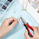 SUNNYCLUE 5 Inch Flat Nose Pliers Jewelry Pliers Mini Precision Pliers Wide Flat Nose Pliers Small Plier Clamping Metal Sheet Forming Tools for Women Jewelry Making DIY Hobby Projects Supplies Red AJEW-SC0001-42-6