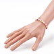 Handmade Polymer Clay Heishi Beaded Stretch Bracelets X-BJEW-JB06143-05-4