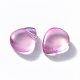 Transparent Spray Painted Glass Beads GLAA-T016-29G-2