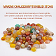 OLYCRAFT 780PCS Tumbled Stone Beads Mixed Agate Stone Undrilled Natural Pebbles Crushed Gemstone for Succulents Bedding G-OC0001-39A-2