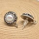 Perlas de rhinestone perla fornituras PEAR-L014-02-1