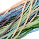 Faceted Rondelle Glass Beads Strands GLAA-M028-2mm-M-1
