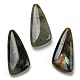 天然石ラブラドライトペンダント  三角形  46x21~23x8.5~9mm  穴：1.5mm G-M405-09-01-3