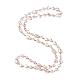 Natural Pearl Beaded Necklaces NJEW-L169-02E-1