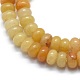 Natürliche gelbe Aventurin Perlen Stränge G-E507-03A-3