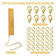 DIY 3m Brass Cable Chain Jewelry Making Kit DIY-YW0005-74G-2