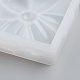 シリコーンギフトボックス型  レジン型  UVレジン用  エポキシ樹脂ジュエリー作り  正方形  ホワイト  65mm DIY-G017-J01-5