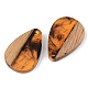 Pendentifs en bois de résine et de noyer RESI-S389-027A-A01-2