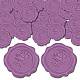 Craspire 25pcs pegatinas de sello de cera adhesiva DIY-CP0009-11B-09-1