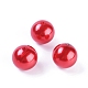 Perle acrylique imité rondes pour les bricolages de bijoux et bracelets X-PACR-30D-42-1
