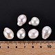 Perle barocche naturali di perle barocche PEAR-N020-J02-5