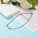 Faceted Natural Green Aventurine Pendant Necklaces NJEW-JN03230-04-4
