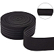 BENECREAT 6 Yards 37mm Wide Non-Slip Elastic Band Straight Silicone Elastic Gripper Band Flat Waistband for Garment Sewing Project SRIB-BC0001-01-3