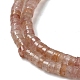 Chapelets de perles aux fraises en quartz naturel G-H230-19-3