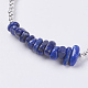 Natural Lapis Lazuli Jewelry Sets SJEW-JS00945-03-3