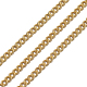 Brass Twisted Chains X-CHC010Y-G-2