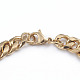 Set di gioielli con collana e bracciale a catena in acciaio inossidabile 304 unisex SJEW-L198-002G-3