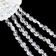 Nbeads 2 brins brins de perles de cristal de quartz naturel G-NB0004-28-6