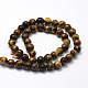 Faceted Natural Tiger Eye Beads Strands X-G-F364-04-8mm-2