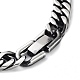 304 Stainless Steel Cuban Link Chains Bracelets for Men BJEW-D031-02P-3